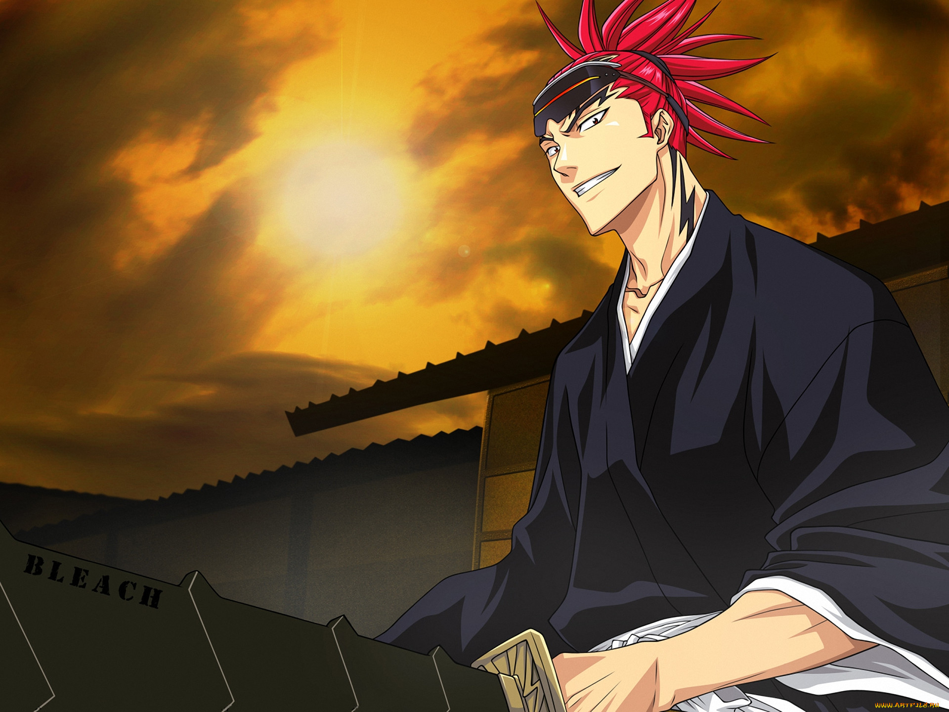 , bleach, abarai, renji, shinigami, , 